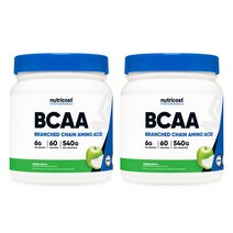 BCAA 파우더 60회분 그린애플맛 2병, 단품, 단품