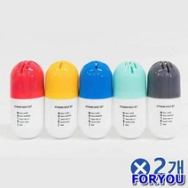 ForU105 귀여운 비타민 골프세트 골프공마킹 골프용품 2개 골프용품선물 골프악세사리, 아쿠아블루
