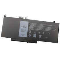 Dell Latitude E5470 15.6 M3510 TXF9M 79VRK 07V69Y 7.6V New Fit 노트북 컴퓨터 용 62WH 6MT4T 배터리, 01 Black