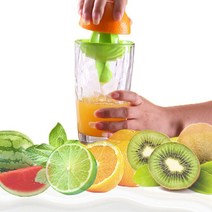 오렌지 핸드 압착기 감귤류 Juicer 오렌지 레몬 주스 프레스 과일 수동 추출기 도구에 대한 가정용 수동 Juicers 도매, 하나, green