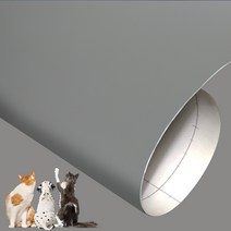 [우다다]고양이 강아지 애완동물 스크래치 긁힘방지 생활방수 접착식 전용 보호시트필름 모음 (폭)61.5cm x (길이)5m, NY837 라이트 그레이 (길이)5m