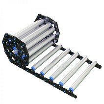 대화콘베어 DRAL-400 ALL알루미늄 롤러카페트 롤러폭40cm 길이1m 롤러10개, 1개
