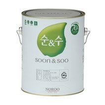 노루 순수100 4L 수성 내부 친환경 DIY 페인트 벽지, 아이보리2