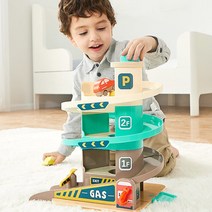 두바이 주차타워 자동차 주유소 엘리베이터 놀이세트 유아 장난감