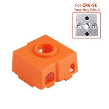 V6 볼케이노 MK8/MK9/CR10/CR10S 용 3D 프린터 부품 실리콘 양말 가열 블록 보온 커버, [12] CR6 SE-Orange