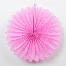 페이퍼팬 대 핑크 꽃볼 허니컴볼 페이퍼벌룬 생일파티, 단품