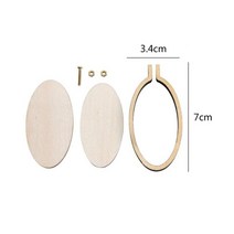 DIY 크로스 스티치 바느질 후프 수제 공예 도구 미니 나무 링 고정 프레임, 04 E