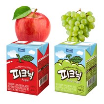 피크닉 사과 청포도 리얼과즙 부드러운우유 200ml 24팩 72팩, 피크닉 청포도, 200ml 72팩