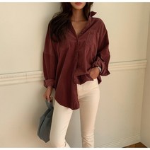 유니크 코듀로이 롱남방