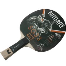 테니스 라켓 용품 악세사리 훈련 나비 timo boll sg33 탁구 배트 ittf 승인 1.7 mm addoy 고무 플레어 핸들 모양 프로 선수, 나비 티모 볼 sg33 탁구 방망이