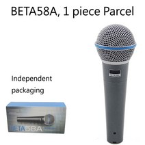 아이돌 마이크 Beta58a 유선 전문 보컬 beta57a 슈퍼 카디오이드 58a 라이브 보컬용 다이내믹 가라오케 무대 녹음, 협력사, 1pc 베타58A