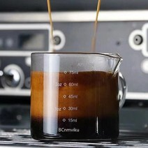 드롱기호환부품 304 스테인리스 스틸 커피 바텀리스 포타필터 Delonghi 필터 교체용 51mm ECP3321 ECP3531, 14.75ml scale cup