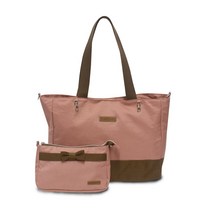 바비즘 크로스 기저귀가방세트 보온보냉 내장재 출산선물 기저귀가방, 핑크