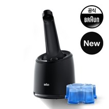 [BRAUN] 브라운 전기면도기 시리즈5∼7 전용 충전 세척 스테이션 0-CC, 충전 세척 스테이션 [CC02]