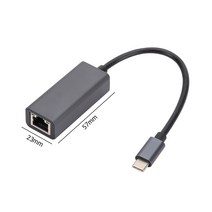 USB3.0/c타입 to RJ45 10M/100M Lan 인터넷 케이블 어댑터 스위치 PC 윈도우즈 용 기가비트 네트워크 카드 이더넷 변환기, [02] Typec