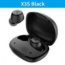 앤커 사운드코어 edifier x3 x3s tws 무선 블루투스 이어폰 블루투스 5.2 음성 보조 터치 제어 음성 보조 최대 28시간 재생, CHINA, X3S Black
