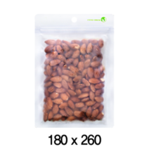 팩플러스 무광팻트스탠드(지퍼형) 180x260 100매 / 무광지퍼스탠드 / 지퍼백스탠딩 / 포장지퍼백