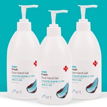 국내생산 프레쉬 퓨어핸드겔 손소독제 500ml 1+1 총2개 레몬향, 없음, 상세설명 참조