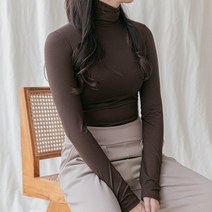 [행복한백화점][모어아웃]요가복-마시멜로 웨밍 하이넥 폴라
