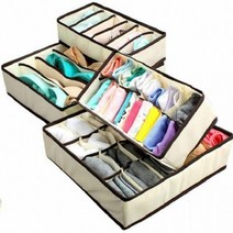 6 부직포 8 7 GD-10100 보관함 24칸 칸막이 속옷정리함