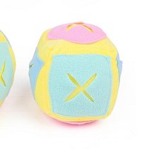 버디부버디볼 포근한 공 개 퍼즐 장난감 증가 느린 분배 피더 애완 동물 고양이 훈련 게임 먹이 음식 지능, yellow+20cm