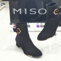 미소페 신상품 여성 골덴 스판 앵글부츠 (4CM)112146020MHB