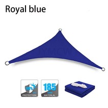 돔텐트 300d 방수 폴리에스터 섬유 양산 돛 카키색 천막 야외 정원 캐노피 테라스, 로얄 블루, 협력사, 450x450x570cm