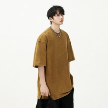 여름반팔티 2023 그림자가 없다 벽 빅사이즈 워싱 7색 t셔츠 M5XHT23115 P30 4994562019