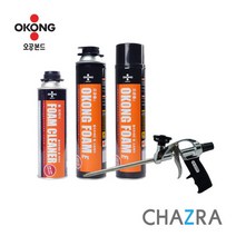 오공 우레탄 폼E 스프레이 클리너 오공폼(일회용)