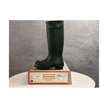 헌터 레인부츠 Hunter Original 여성 Tall Wellington Rain Boots Size 7 Green WTF1000RMA