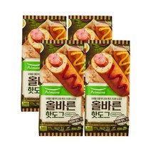 올바른핫도그 75g 5입x4봉 총20개