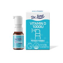[액상비타민] 닥터라인 비타민D 1000IU 스프레이 ( 5개월분 x 1개 ), 10ml, 4개