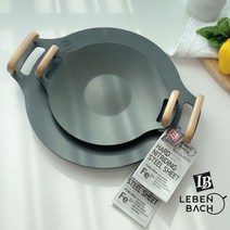 LB 고기팬 구이 국내산 돌팬 무쇠 무쇠팬 불판 아웃도어 업소용 원형그리들 전골 캠핑용팬 통주물 프라이팬 후라이팬, 대, 대