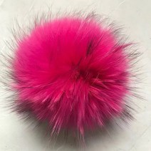 곰돌이목도리 5A 진짜 폼폼 버클 폭스 폼폼 볼 폼폰 폼폼 스카프 모자 가방 DIY 액세서리