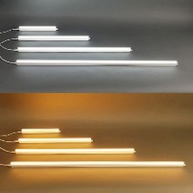 (주)블루앤엘이디 300mm LED T5 슬림바 간접조명 6w 형광등 대체, 1개, 전구색