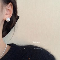 이니엔 펄 심플 진주 귀걸이