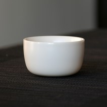 1인 일인 여행용 일롱 쾌객 품평배 차호 찻잔 티 다기 125ml 세트, 무광백 싱글컵개