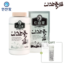 인산가 9회죽염 분말 1kg + 다양한 샘플 증정 + 휴대용기 6개 / 요리 양치 가글 코세척 코세정 비염 세안 / 죽염본가 인산죽염, 1개