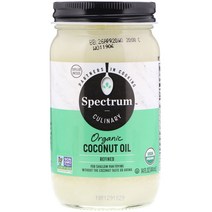 Spectrum Culinary 유기농 코코넛 오일 정제 14 fl oz (414 ml) 2팩