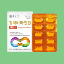 비타민B 종근당 고농축 비타민B군 음식 B12효능 수용성 컴플렉스 역할 약 2개월분, 48g, 1개