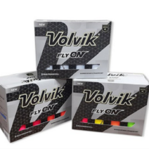 Volvik 볼빅 플라이온 컬러 골프공 12개입 무광 2피스, 12개, 무광레인보우