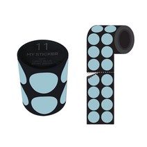 25mm 도트라벨 인덱스 데코 분류 표기 원형 롤 라벨 30가지 색상, 9.바이올렛