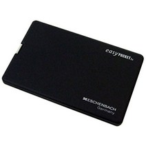ESCHENBACH (에센바흐) 휴대용 얇은 라이트 첨부 확대경 이지 포켓 블랙 3배 독일제 1521-10