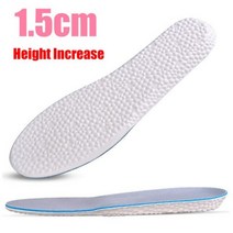 메모리 폼 높이 증가 Insoles 스포츠 신발 남성 여성 피트 발 뒤꿈치 리프팅 삽입물 컴포트 Heightening 깔창 스 니 커 즈에 대 한
