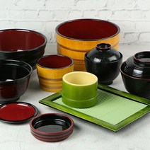 칠기 우동기 면기 접시 모밀판 분식 일식 장국 식당, 선택1-칠기파접시(2사이즈), 파접시(소)