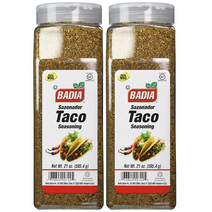 [2개 묶음] Badia Taco Seasoning 바디아 타코 시즈닝 21oz(595.4g), 595.4g, 2개