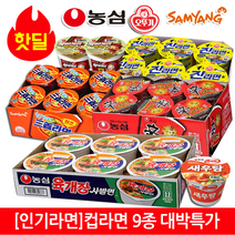 [유통기한보증 품질보증] 농심 삼양 오뚜기 공식대리점 인기컵면 모음, 7번.농심 신라면 컵6입