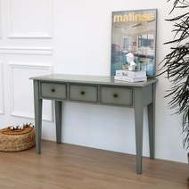 리앤갤러리 로젤린 빈티지 원목 콘솔, 로젤린콘솔 3D 그레이