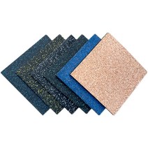 헬스장 고무 매트 바닥재 어린이 놀이터 바닥 시공, 【고밀도】미세 입자 두께 2.5cm