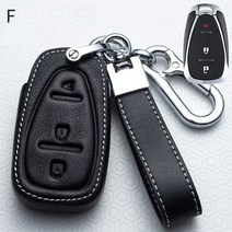 스파크 오디오 leather car remote 키 커버 케이스 chevrolet, f-블랙